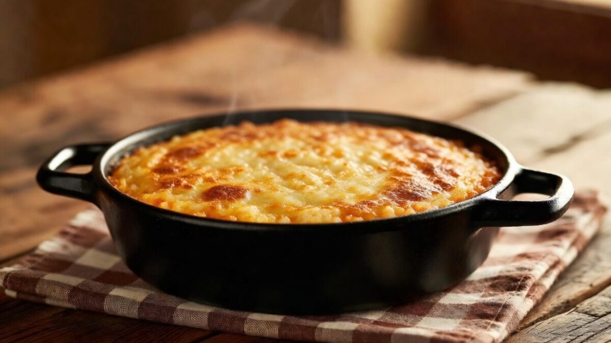 arroz con huevo que se hace costra